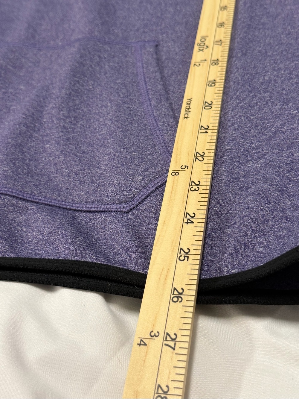 Nike Therma Fit Gradient Swoosh Athletic Purple & Black Hoodie Sweatshirt Size L - Picture 5 of 7